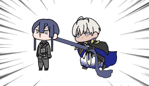 【手描き切り抜き】長尾景の髪をちぎる【イブラヒム】