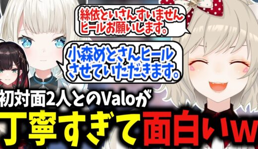 【面白まとめ】初対面2人相手にぎこちなさMAXになる小森めとｗｗ【小森めと/緋月ゆい/絲依とい/花芽すみれ/兎咲ミミ/切り抜き】